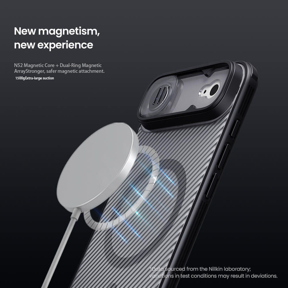 Чехол-крышка NILLKIN для Apple iPhone Air (iPhone 17 Air 6.6) (2025) (серия CamShield Pro Magnetic case Clear version)